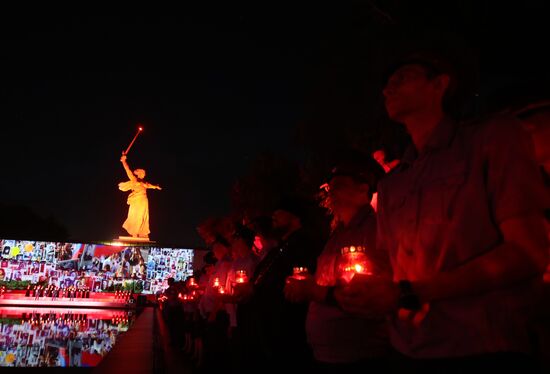 Патриотическая акция "Завтра была война" в Волгограде