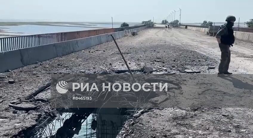 ВСУ нанесли удар по Чонгарскому мосту