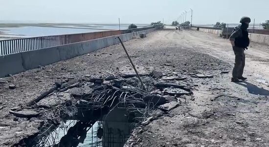 ВСУ нанесли удар по Чонгарскому мосту