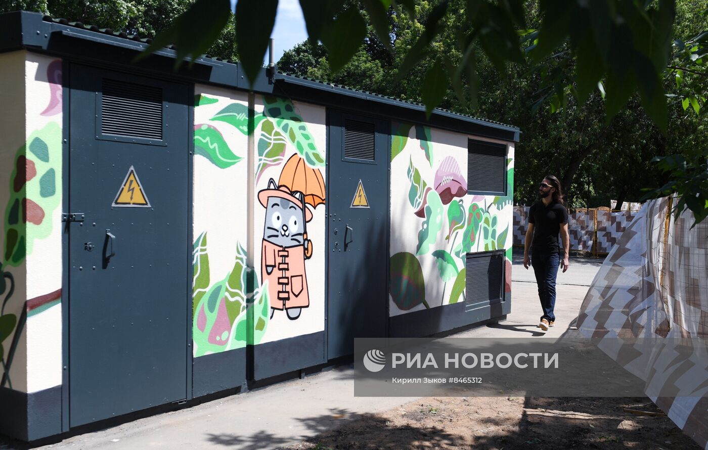 Нанесение граффити на подстанции ОЭК