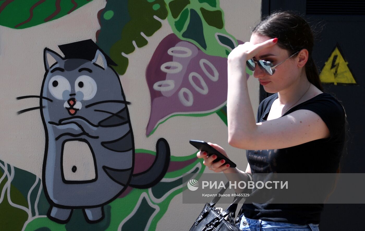 Нанесение граффити на подстанции ОЭК