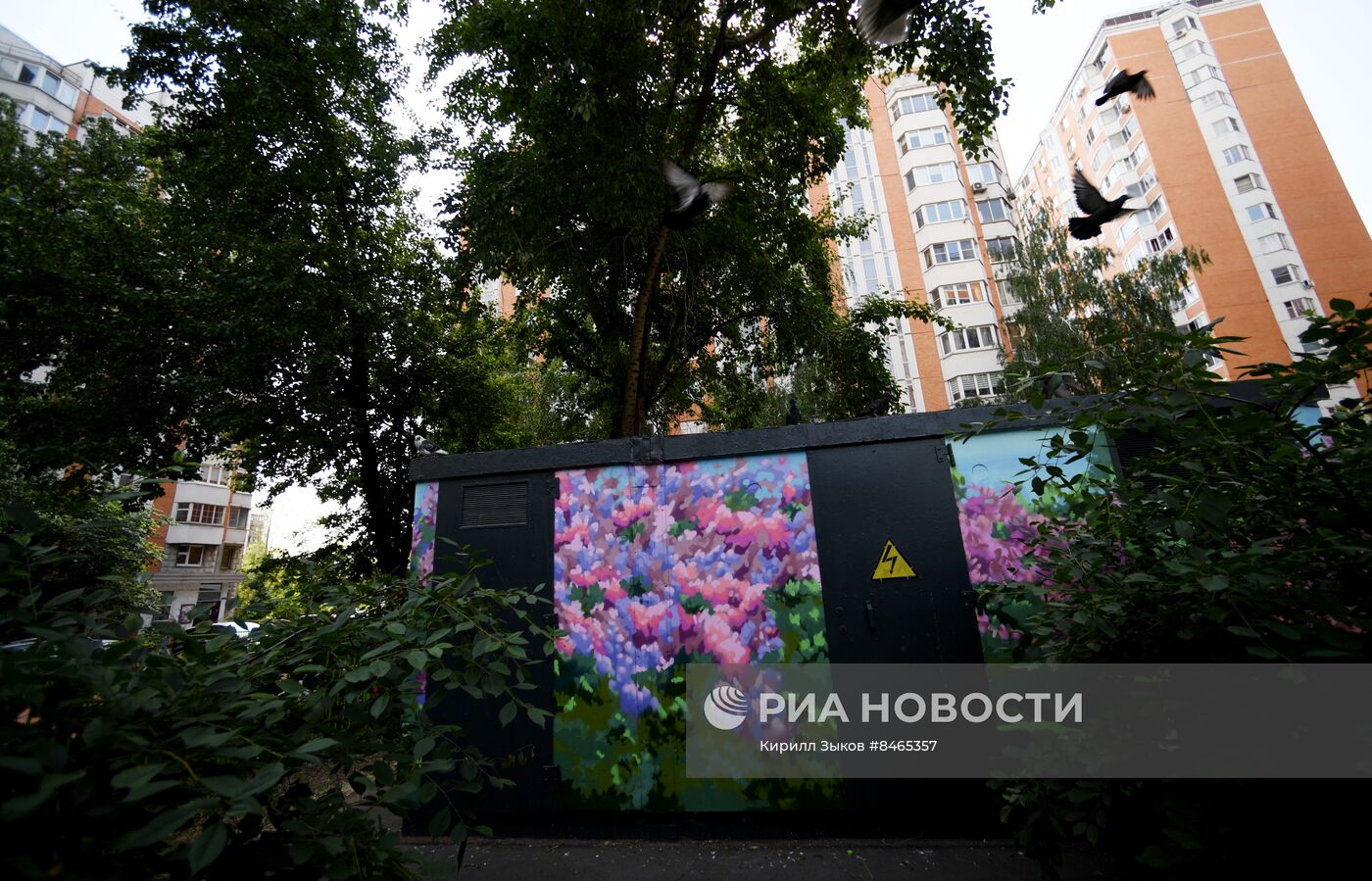 Нанесение граффити на подстанции ОЭК