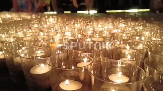 В Ташкенте прошла ежегодная акция "Свеча памяти"