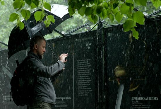 Открытие фотовыставки Музеев Московского Кремля "Великие победы Российской империи: Петр I и Карл XII"