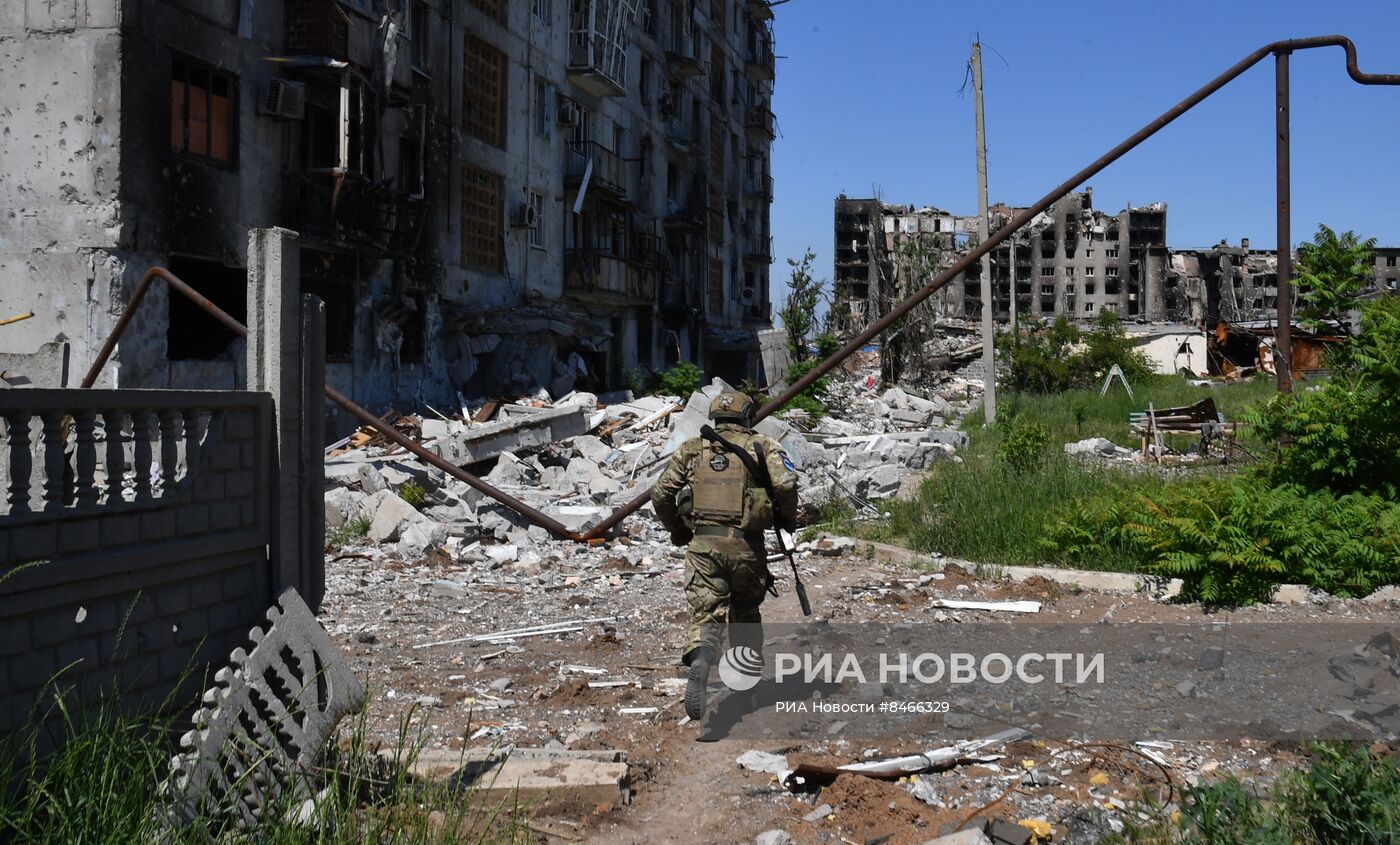 Работа разведчиков 150 мотострелковой дивизии Южной группы войск в Артемовске