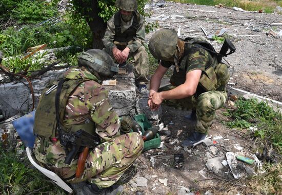 Работа разведчиков 150 мотострелковой дивизии Южной группы войск в Артемовске