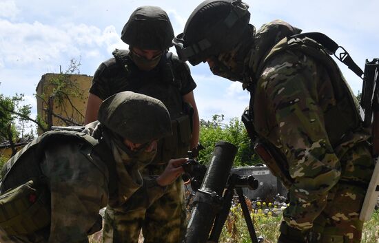 Работа разведчиков 150 мотострелковой дивизии Южной группы войск в Артемовске