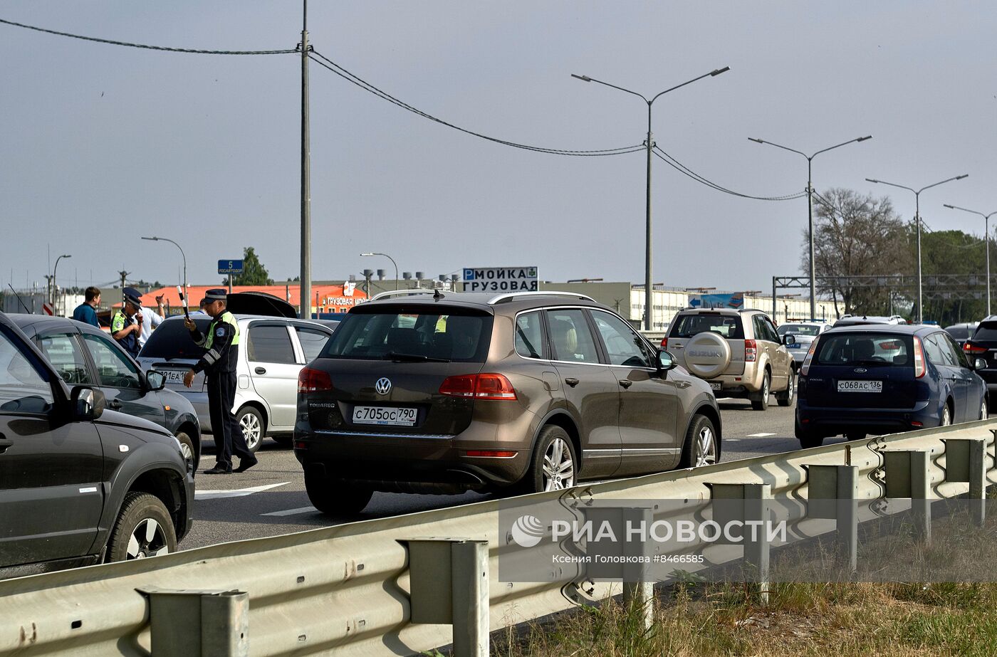 Ограничение в движении по трассе М-4 "Дон" в Воронежской области