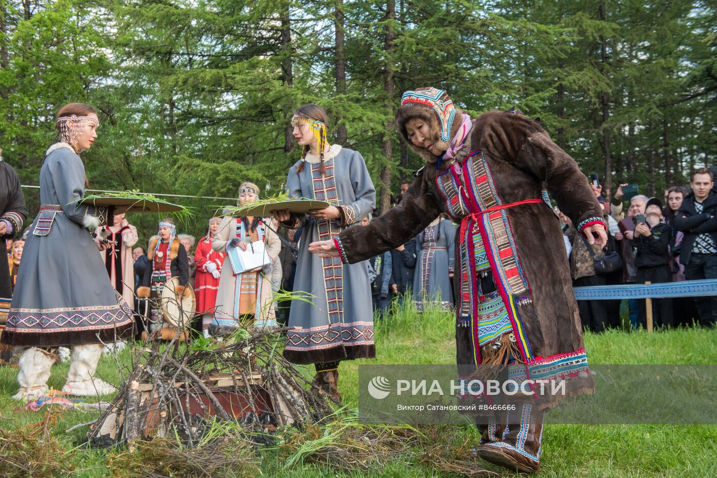 Празднование эвенского Нового года в Магадане