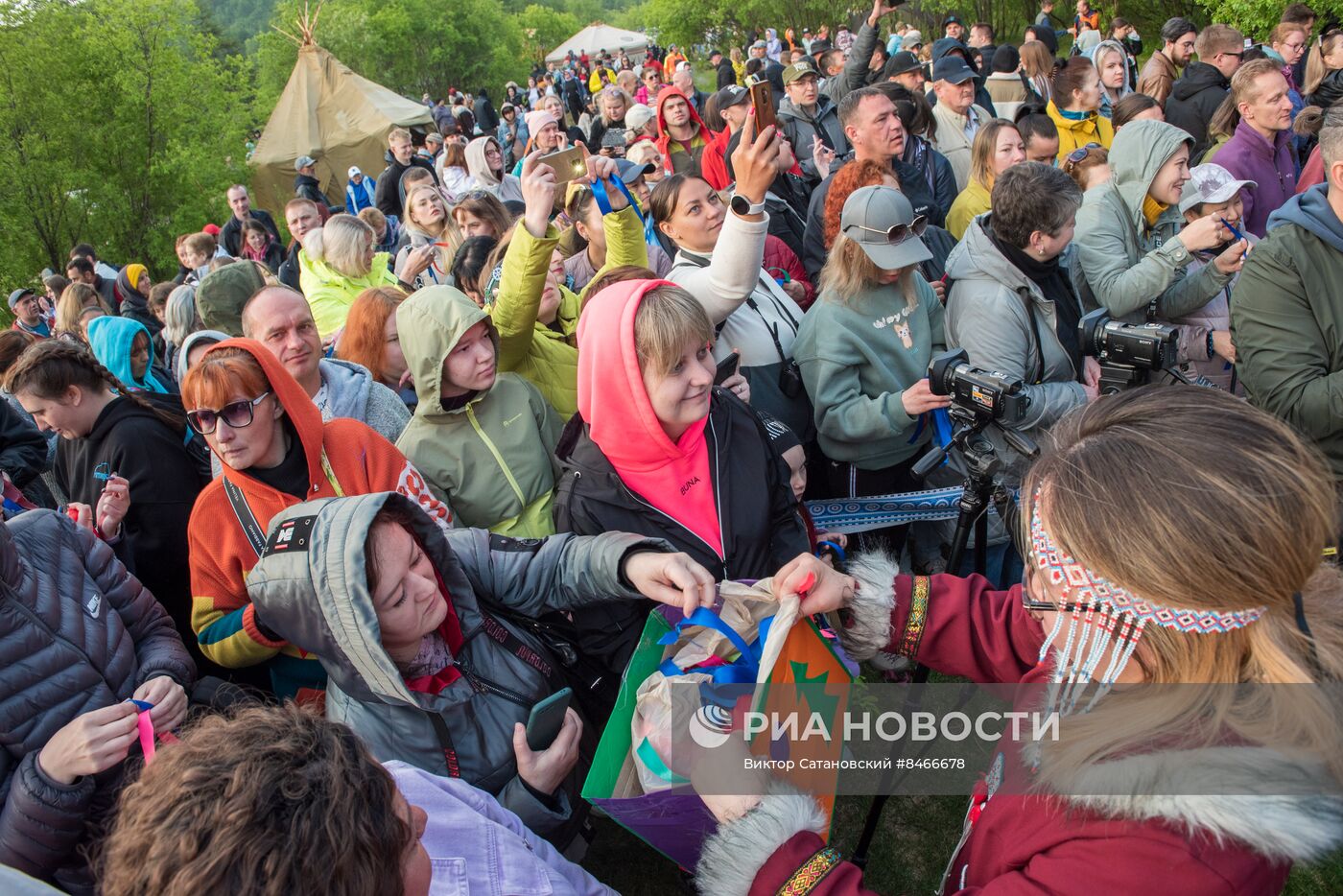 Празднование эвенского Нового года в Магадане