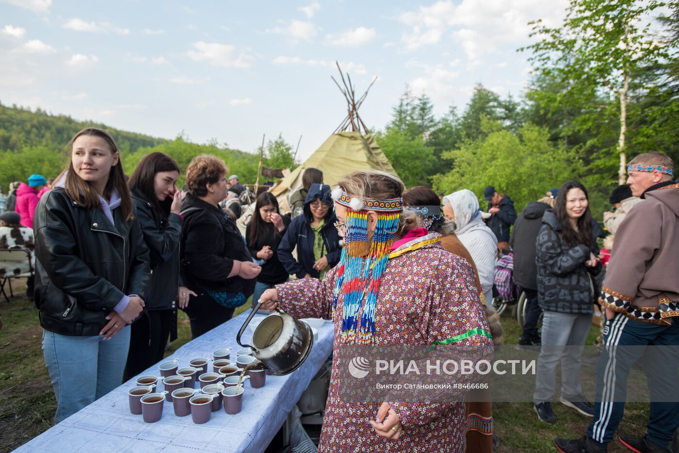 Празднование эвенского Нового года в Магадане