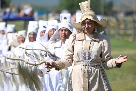 Праздник якутской лошади "Ысыаха Туймаады"
