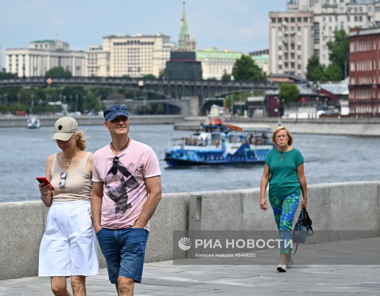 Отдых горожан в Москве