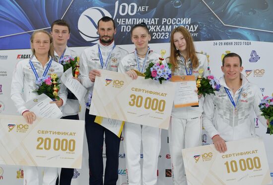 Прыжки в воду. Чемпионат России. Парные прыжки