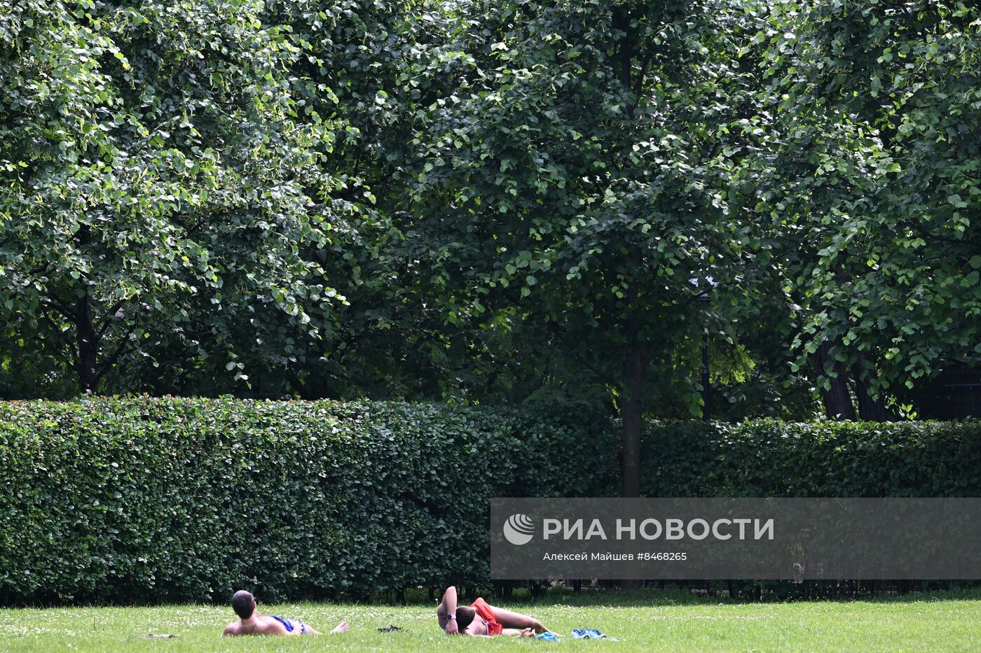 Отдых горожан в Москве