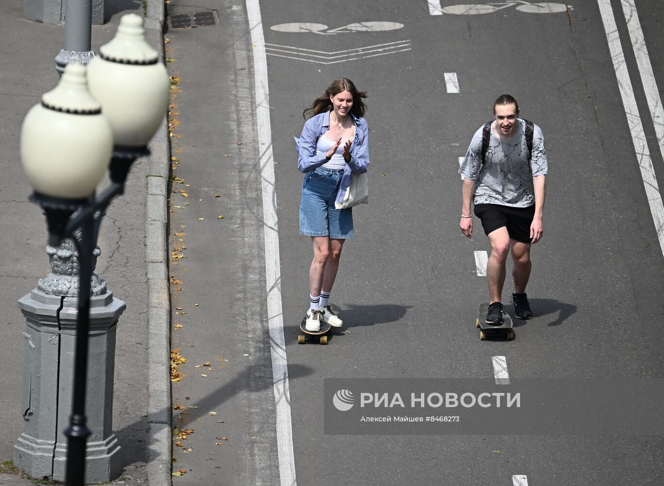 Отдых горожан в Москве