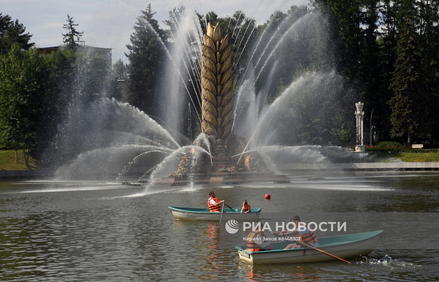 Отдых горожан в Москве