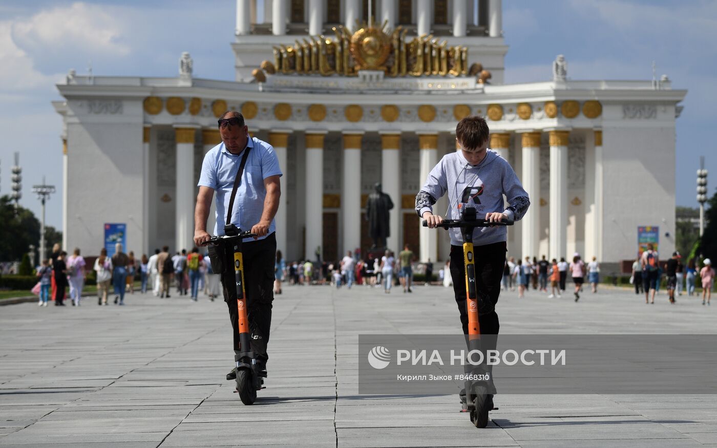 Отдых горожан в Москве