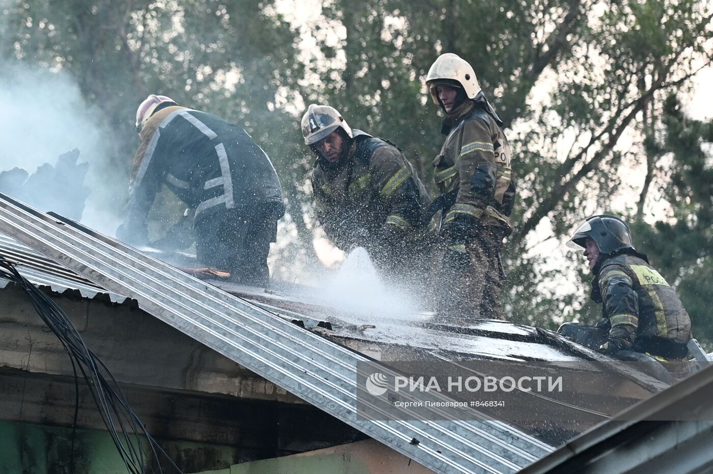 Пожар в зоопарке Ростова-на-Дону