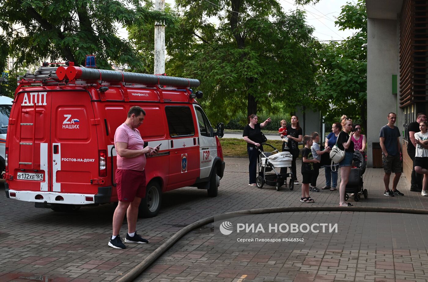 Пожар в зоопарке Ростова-на-Дону