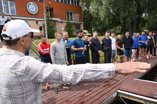 Финал городского конкурса профессионального мастерства по профессии "Спасатель"