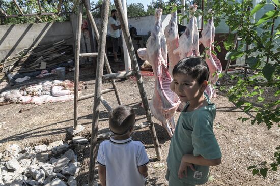 Празднование Курбан-байрама в регионах России