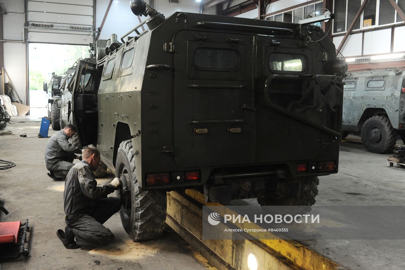 Ремонт пострадавшей в ходе СВО техники в Тамбове