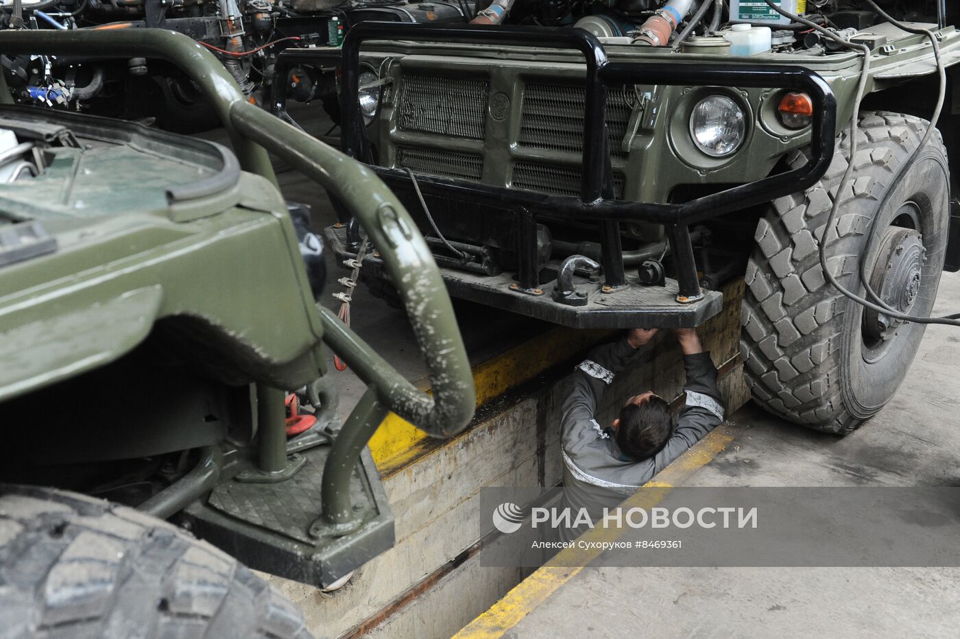 Ремонт пострадавшей в ходе СВО техники в Тамбове