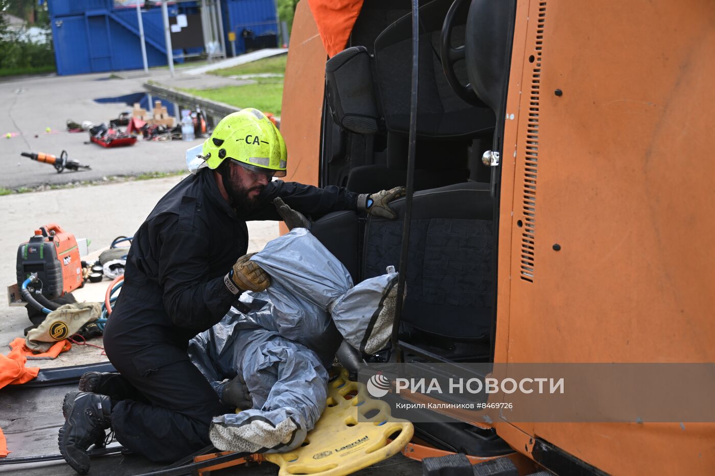 Финал городского конкурса профессионального мастерства по профессии "Спасатель"