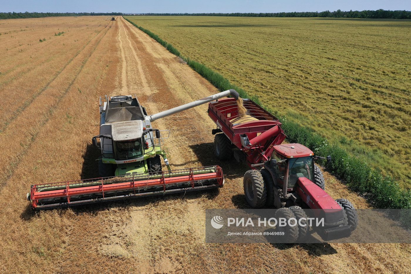 Старт уборки зерновых культур в Ставропольском крае