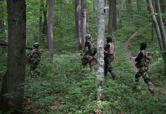 Подготовка молодежи к службе в армии РФ среди казаков в Краснодарском крае