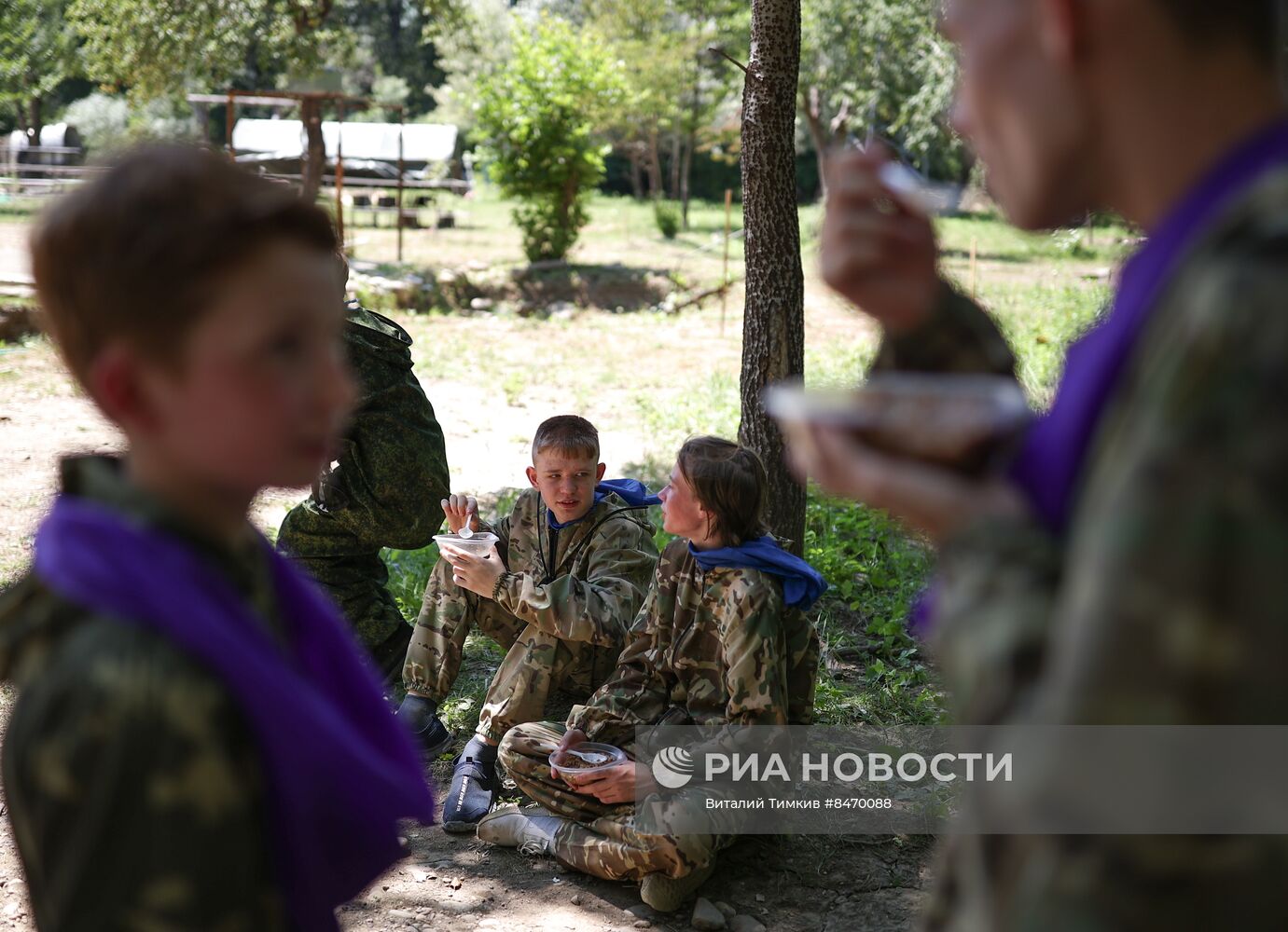 Подготовка молодежи к службе в армии РФ среди казаков в Краснодарском крае