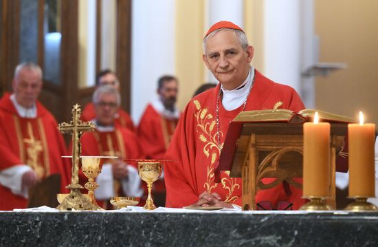 Посланник папы римского кардинал Дзуппи посетил Москву