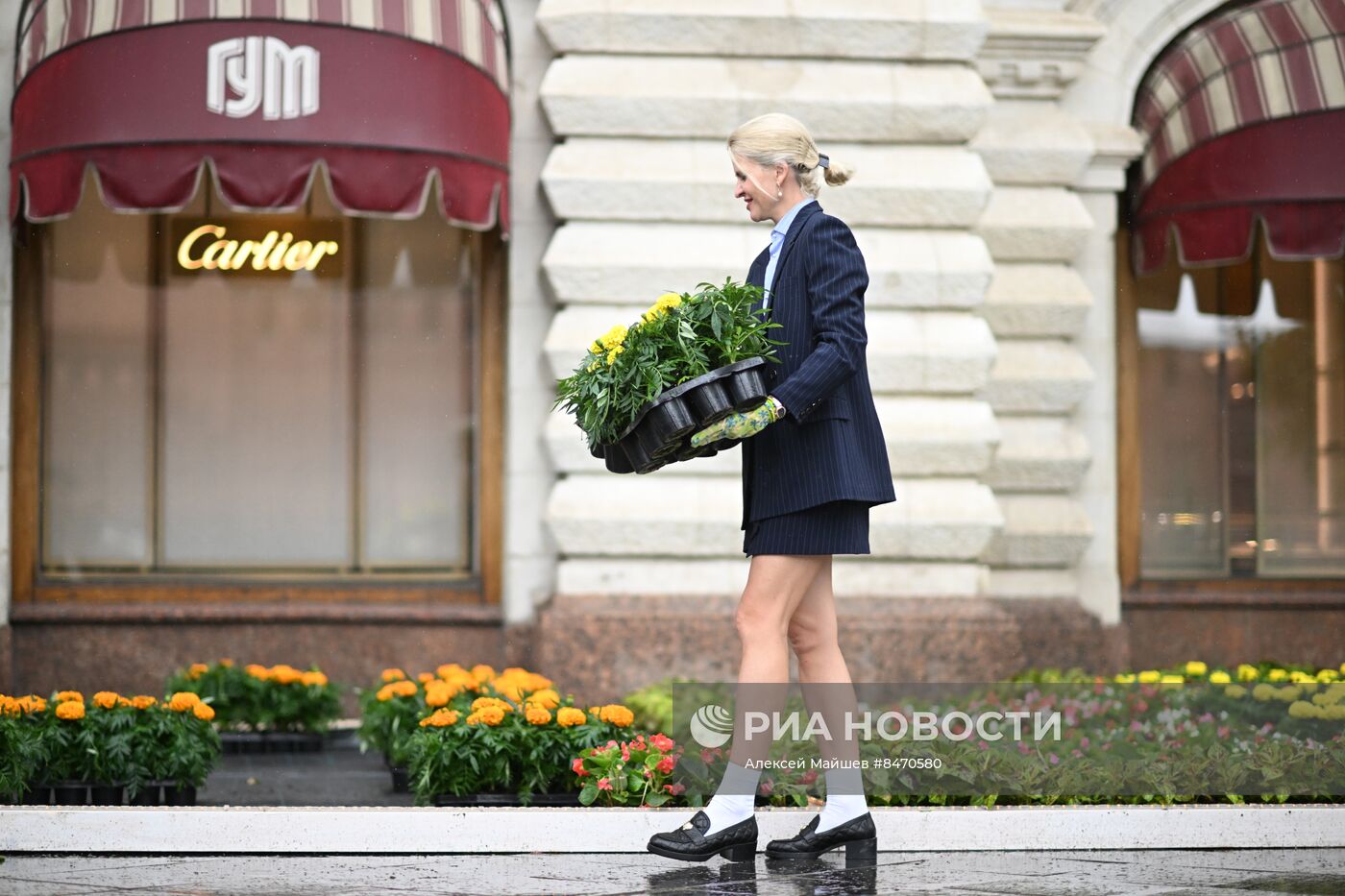 Фестиваль цветов в ГУМе