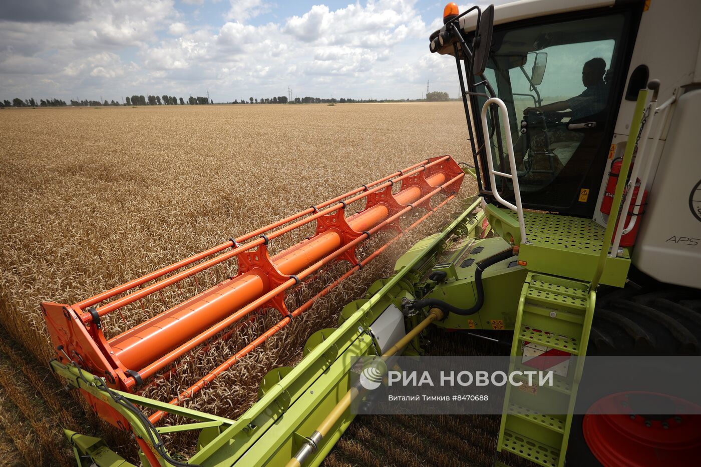 Старт уборки зерновых культур в Краснодарском крае