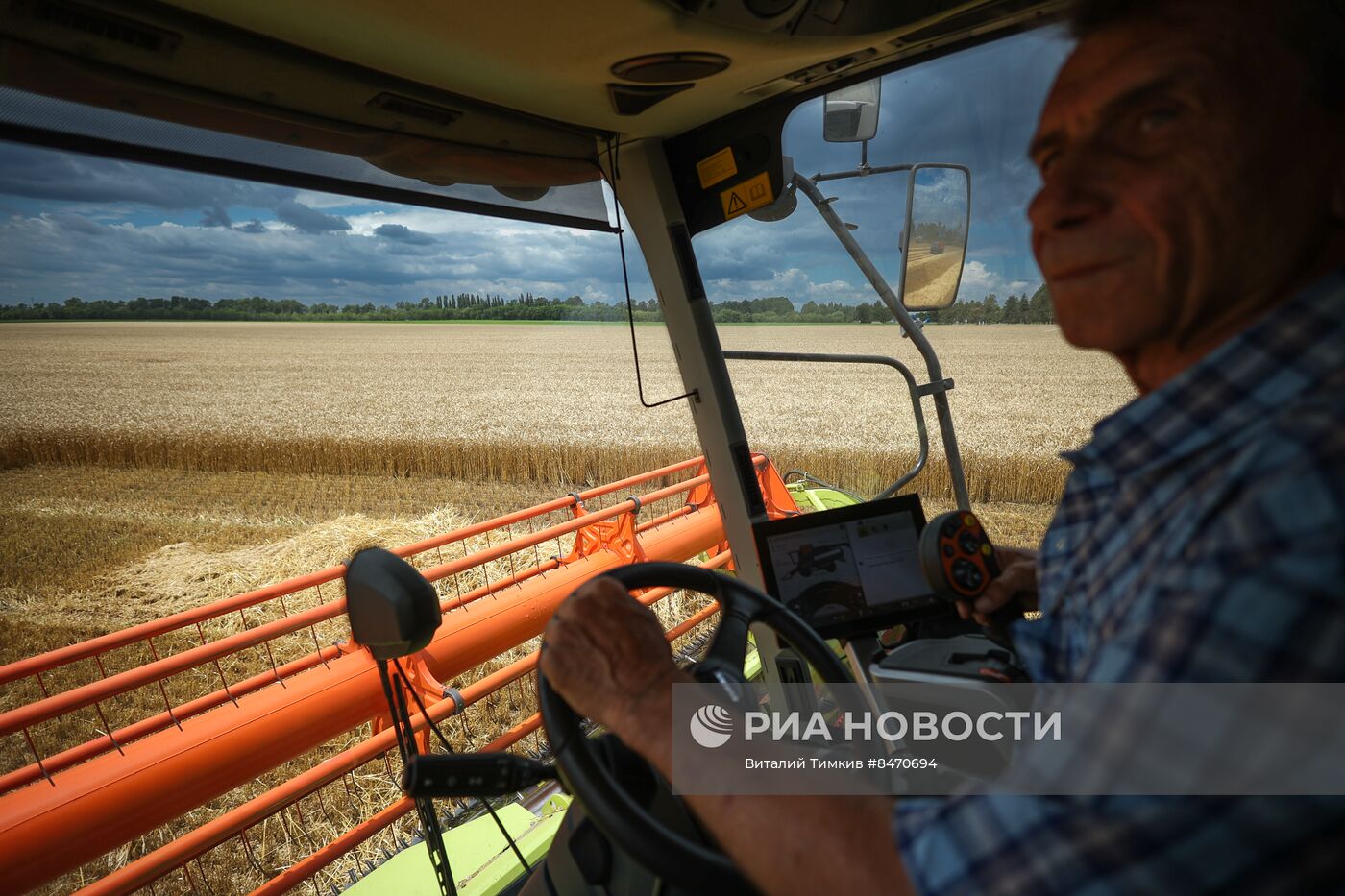 Старт уборки зерновых культур в Краснодарском крае