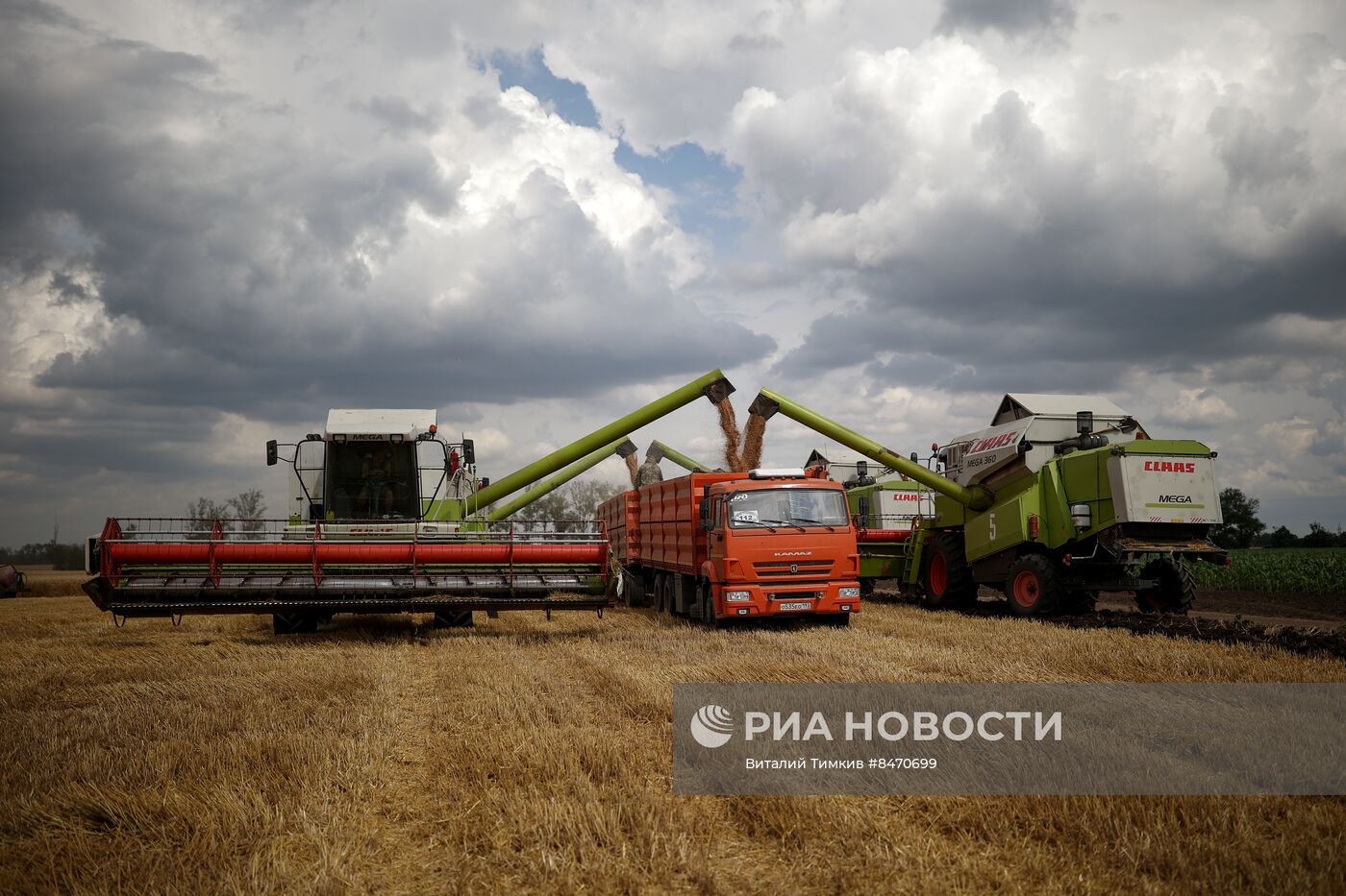 Старт уборки зерновых культур в Краснодарском крае