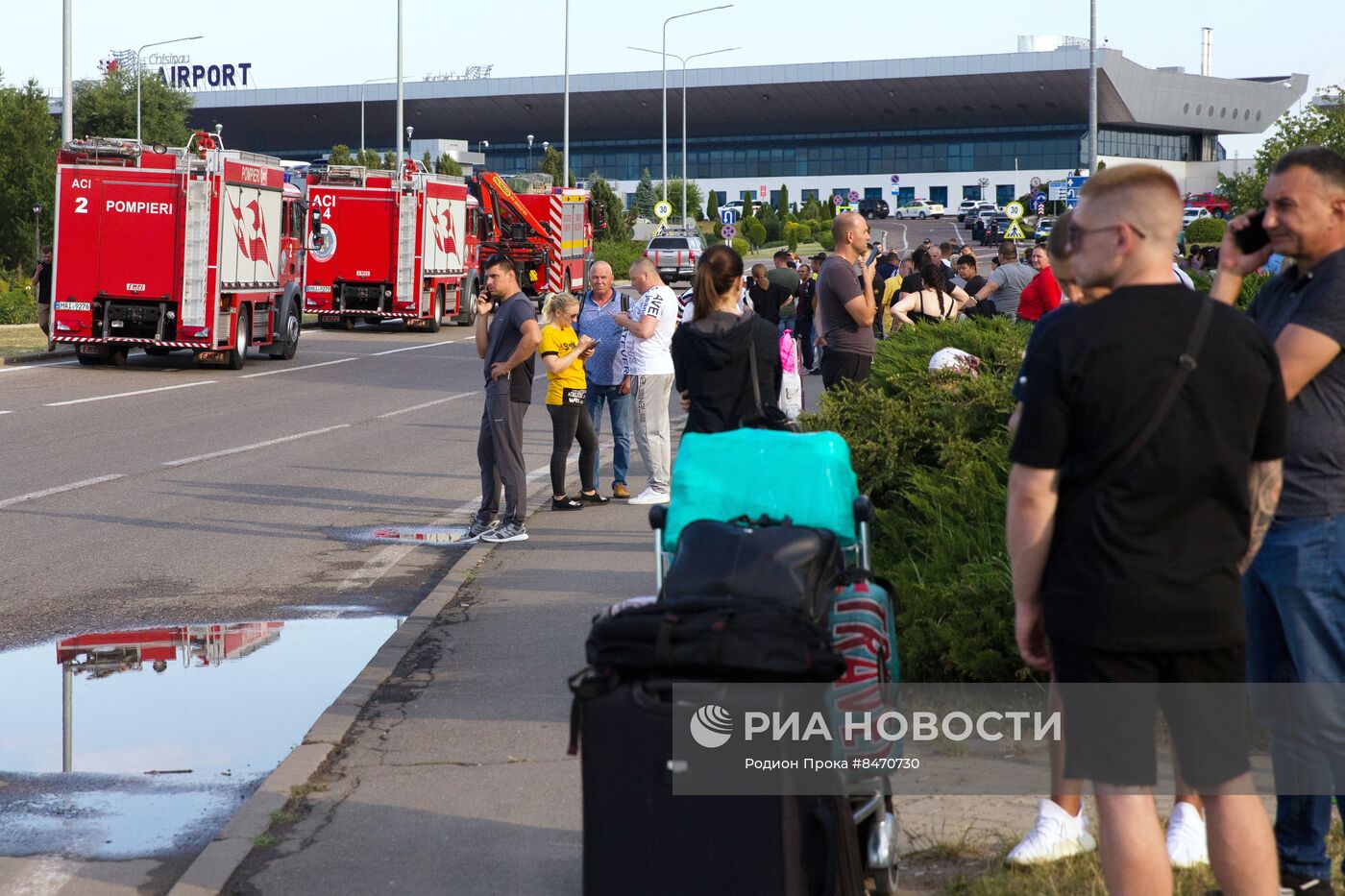 Обстановка в аэропорту Кишинева