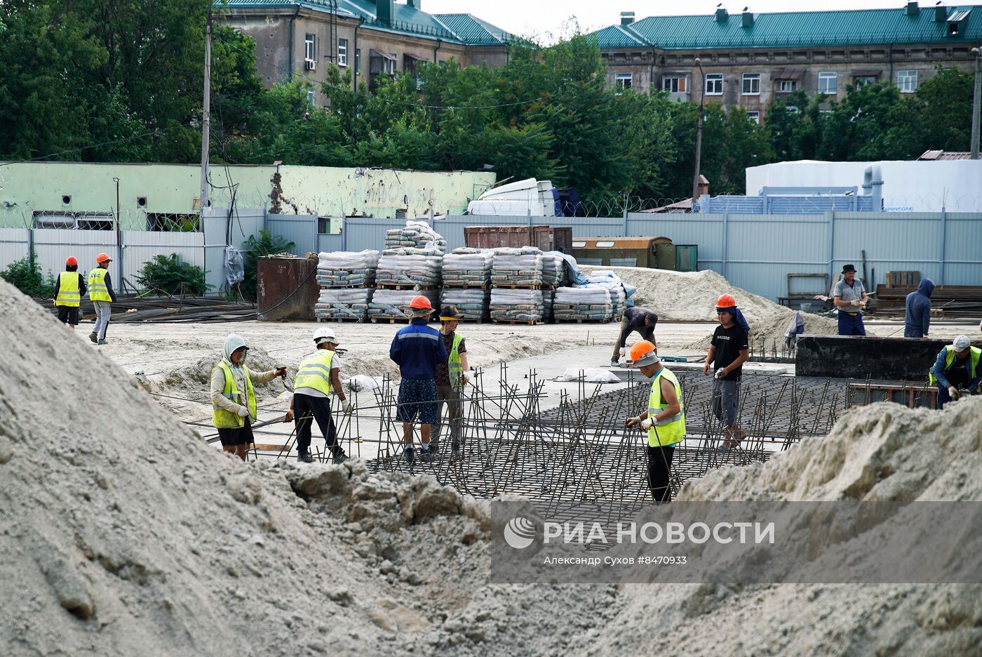 Строительство котельной "Новотрубная" в Мариуполе