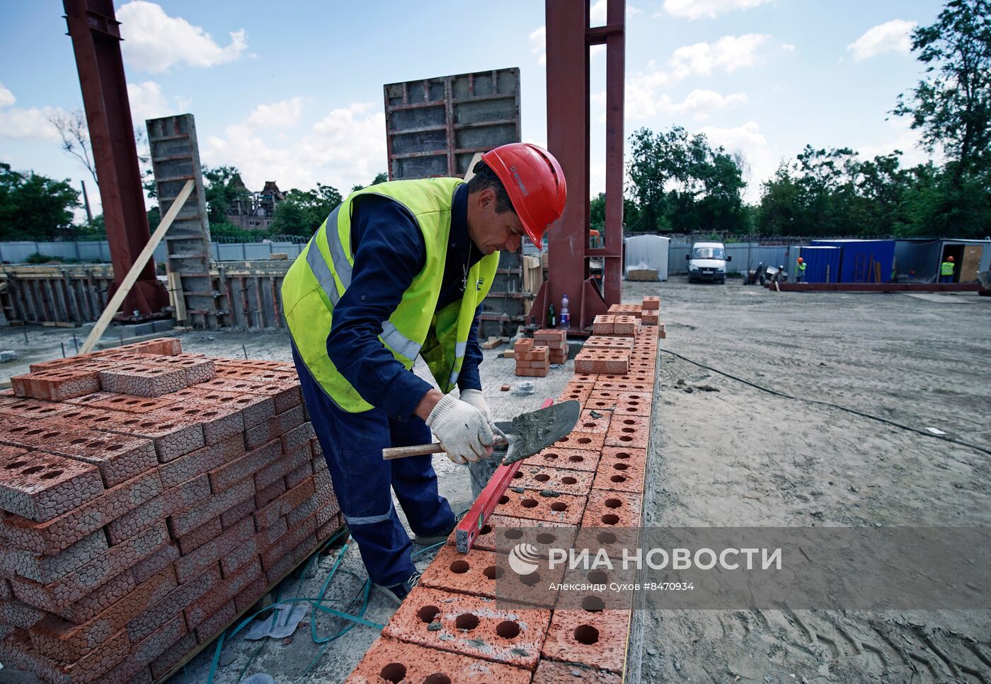 Строительство котельной "Новотрубная" в Мариуполе