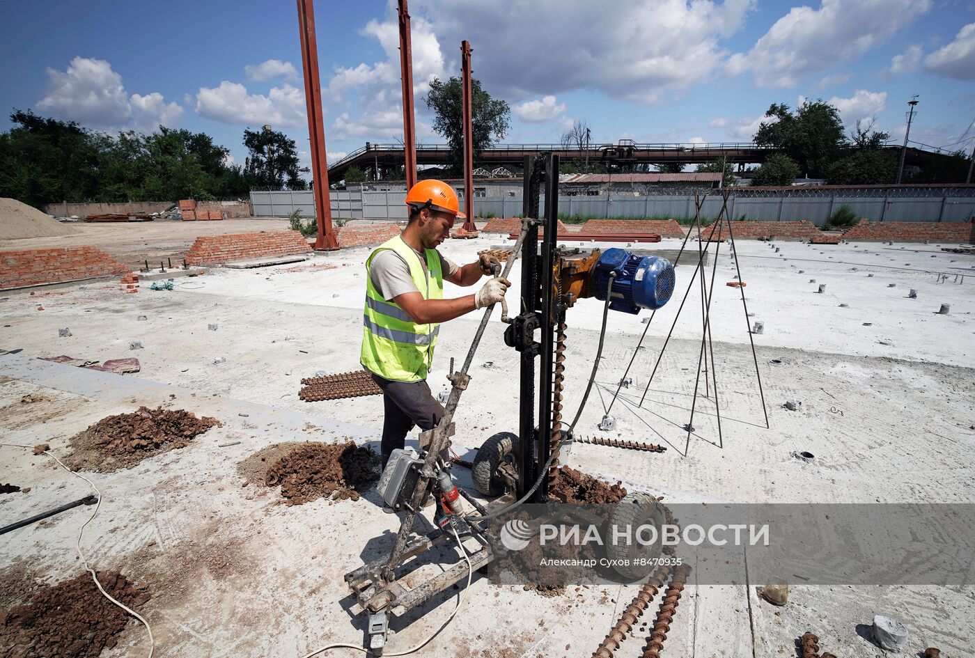 Строительство котельной "Новотрубная" в Мариуполе