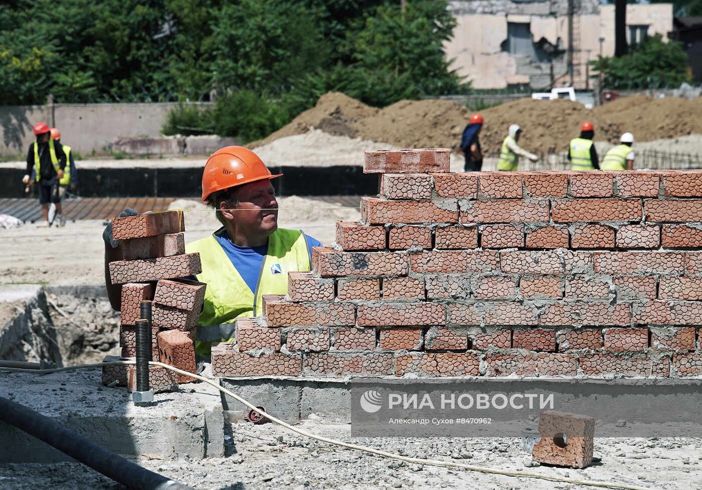 Строительство котельной "Новотрубная" в Мариуполе