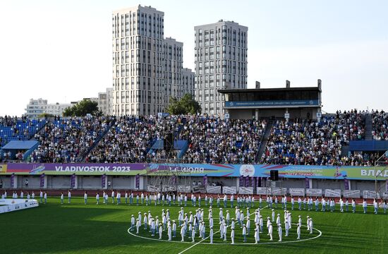 Церемония открытия дети приморья