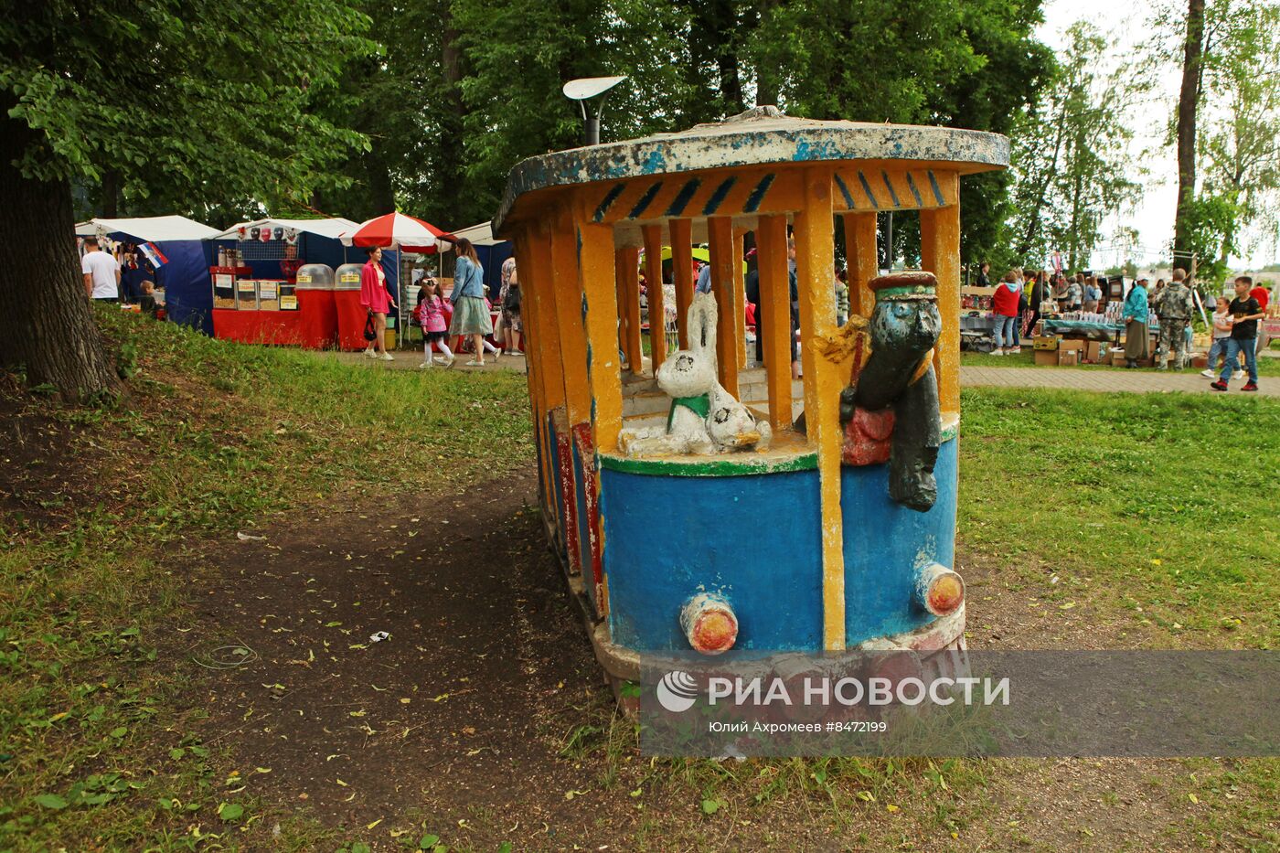 Детская площадка из СССР в Кашине