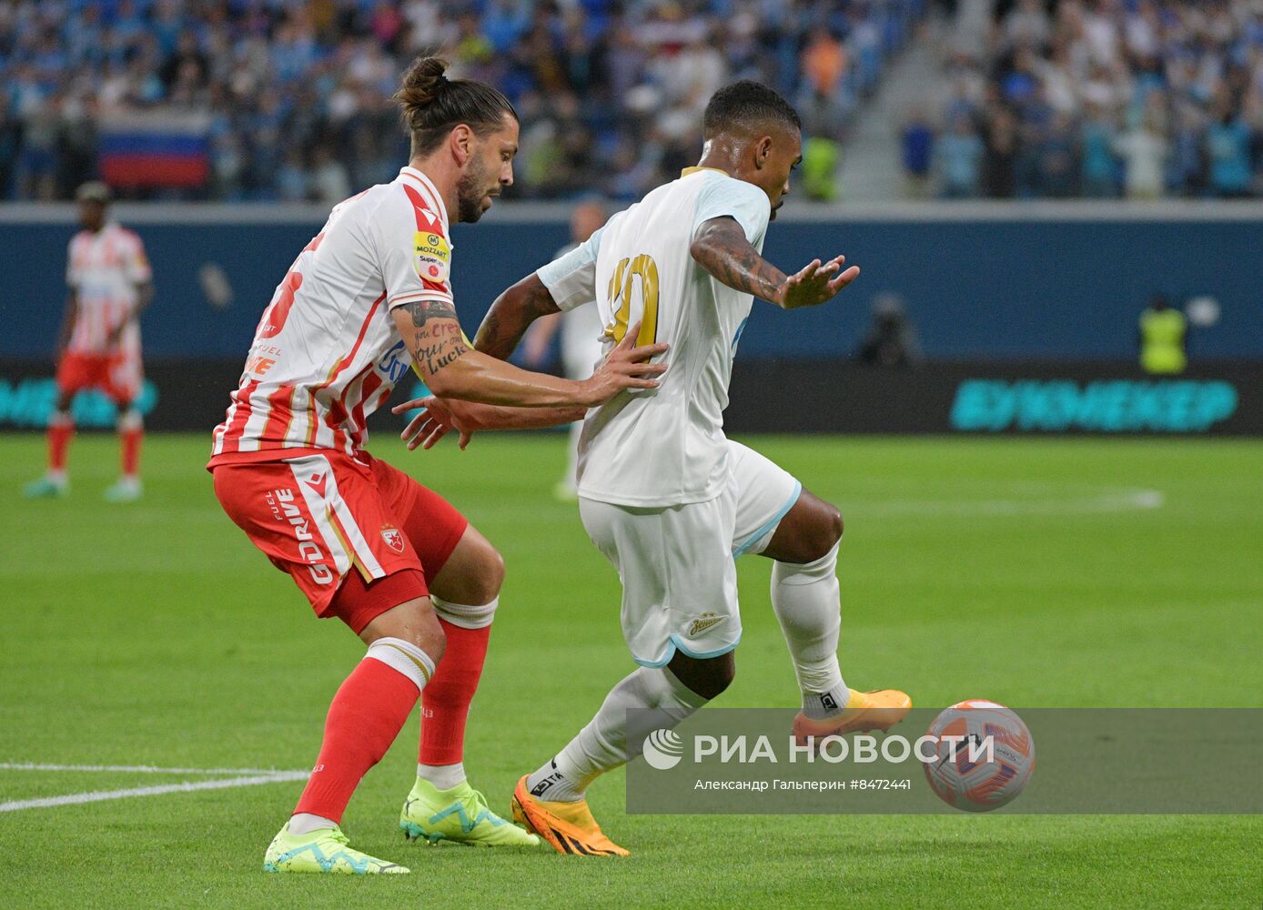 Футбол. Кубок PARI Премьер. Матч "Црвена Звезда" - "Зенит"