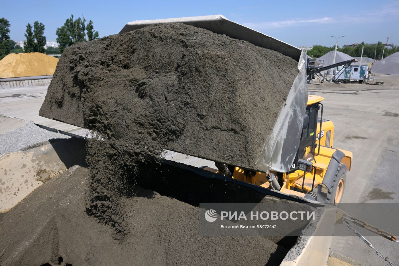 Функционирование асфальтобетонного завода на территории ЛНР