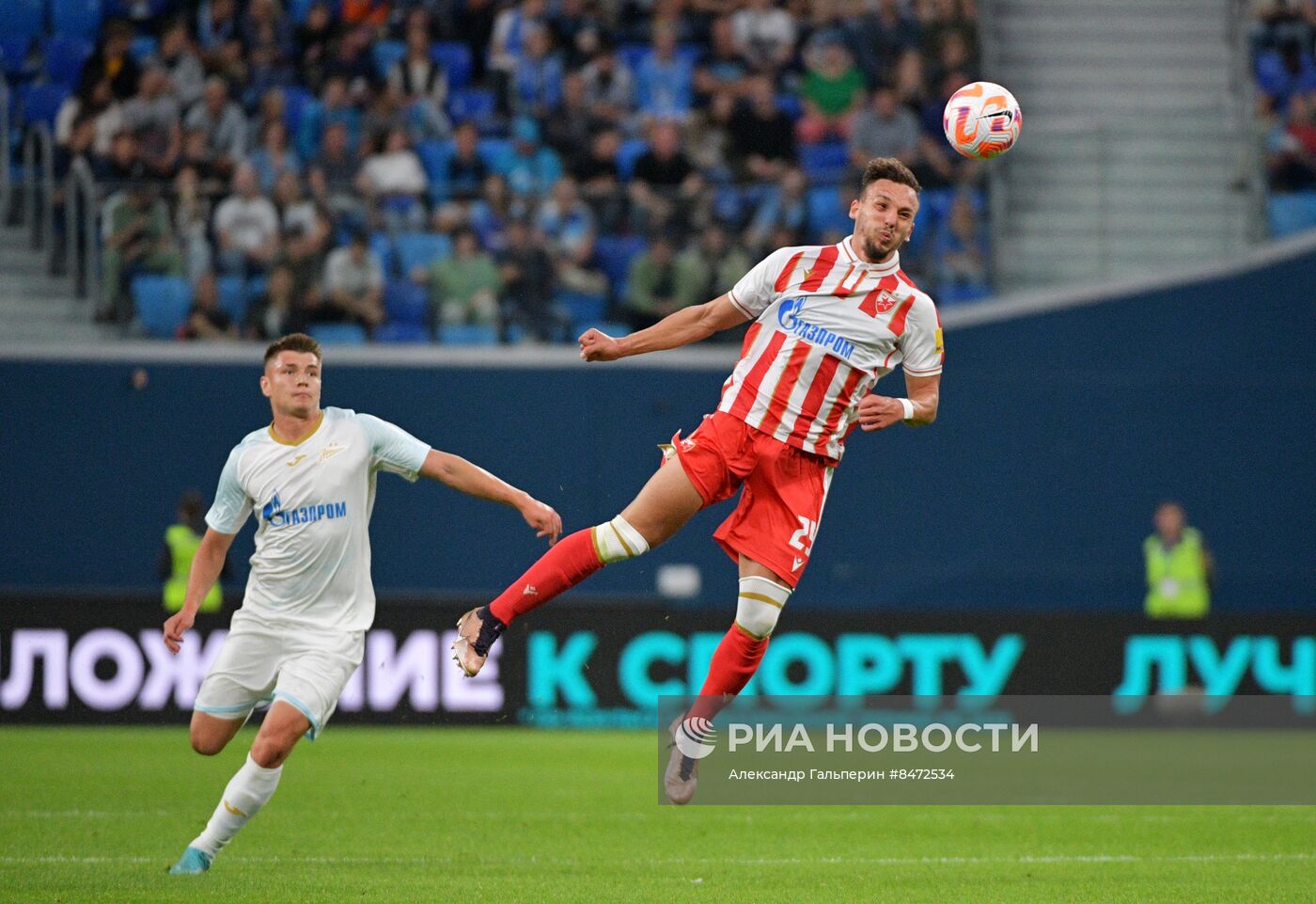 Футбол. Кубок PARI Премьер. Матч "Црвена Звезда" - "Зенит"