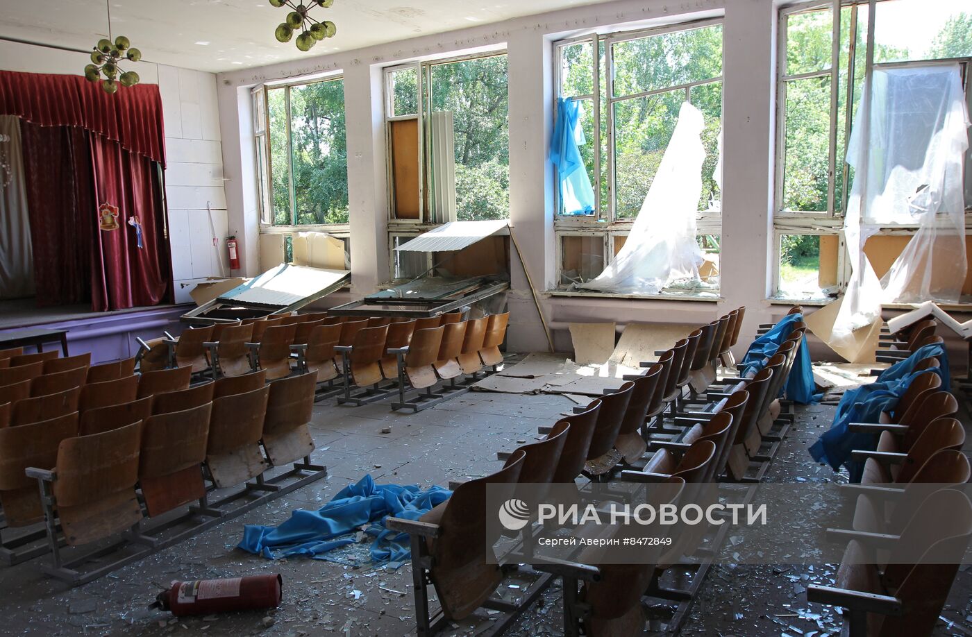 Последствия обстрела Макеевки