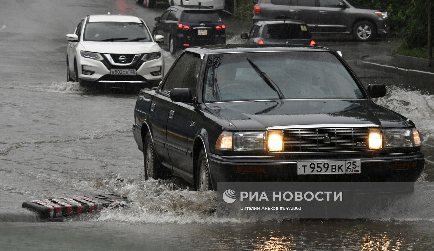 Дождь во Владивостоке