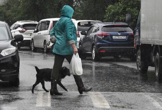 Дождь во Владивостоке